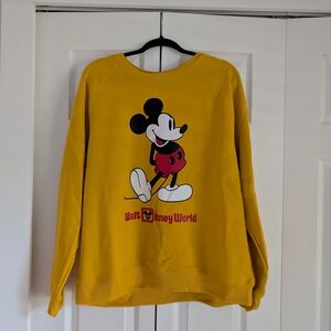 Disney Mickey Mouse Mustard Sweatshirt